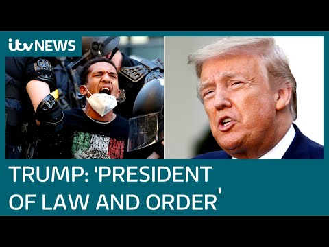 US on the brink as Trump threatens to put army on the streets | ITV News