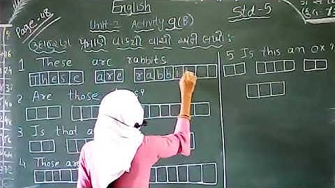 STD-5 ENGLISH UNIT-2 ACTIVITY-8,9,10 (A,B)