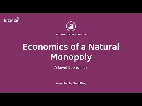 Video: Hvad er en naturlig monopolist?