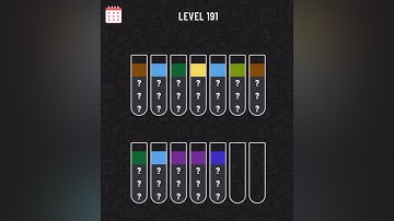 Water sort puzzle level 191
