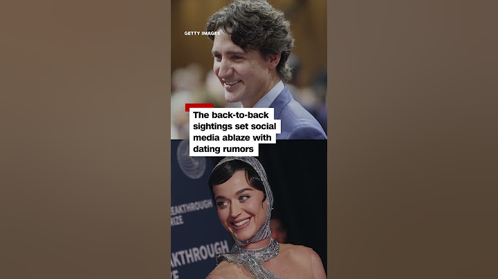 Justin Trudeau sings ‘Firework’ at Katy Perry concert