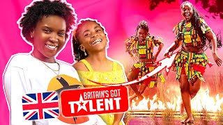 Afronita and Abigail finish 3rd in BGT finals