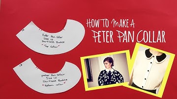 How To Make A Peter Pan Collar | Fashion Design | Pattern Cutting