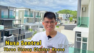 Nusa Sentral Three Storey Cluster House 32' x 70'