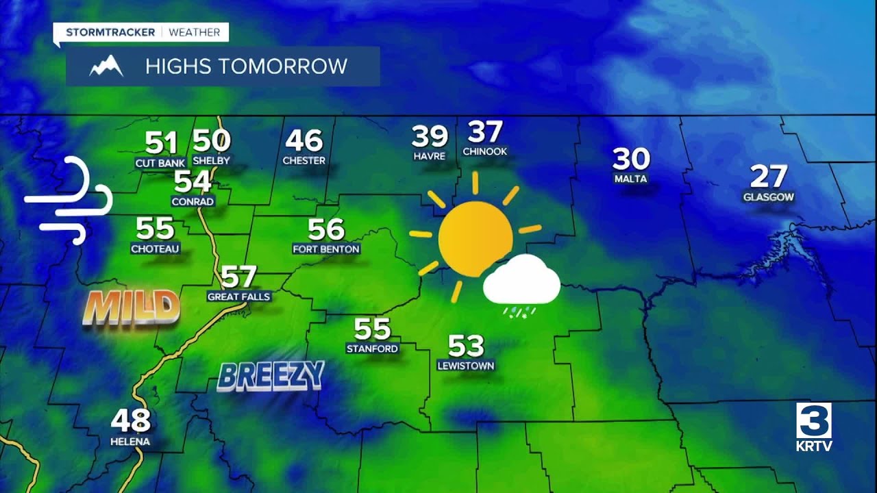 Partly to mostly sunny and warmer on Friday - YouTube