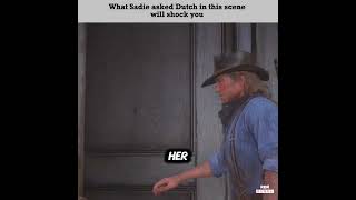 What Sadie asked Dutch in this scene will shock you  😱 | Red Dead Redemption 2
