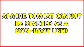 Ubuntu: Apache Tomcat cannot be started as a non-root user