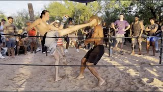 MUAY THAI vs BOXING !! Cool fight !!!! screenshot 5