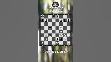 Chess puzzle series 🧩1419/5334 #chess #puzzle #learnchesstactics #magnuscarlsen #polgar #chessbooks