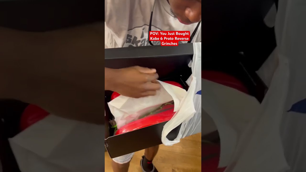 Buying 500 Kobe 6 Proto Reverse Grinches At The Mall Basketball Ballislife Athlete Sports