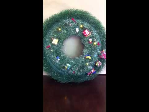 avon motion sensor musical light up train wreath youtube motion activated christmas decorations