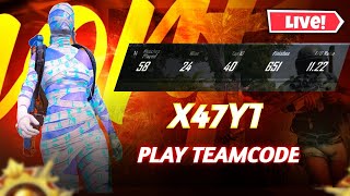 💵X47YT is LIVE with Full Rush Gamplay 😎✅😍 #bgmi #bgmilive #x47ytislive