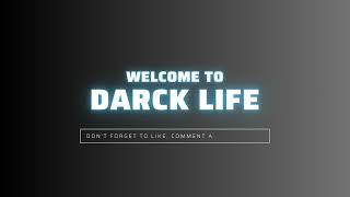 Black And Blue Neon Gradient Welcome to My Channel Youtube Intro