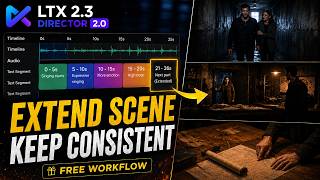 LTX 2.3 Director 2.0: How to Sync Audio & Extend Video (Free Workflow)