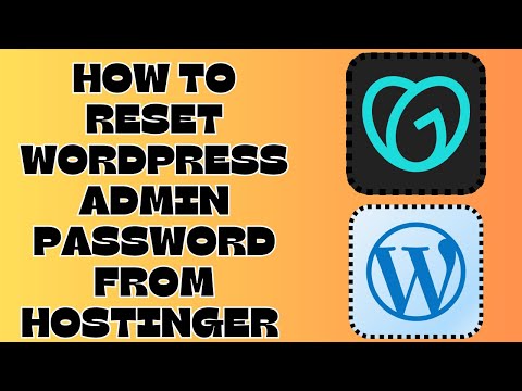 How to Reset Wordpress Admin Password From Hostinger Account 2024 @RockingSupport