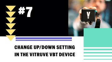 Change UP/DOWN setting in the Vitruve device | #7 Tutorial
