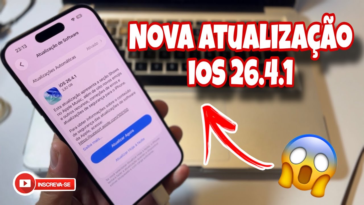 NOVA ATUALIZAÇÃO PARA OS IPHONES - IOS 26.4.1 - VEJA O QUE MUDA - YouTube