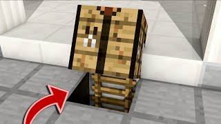 Minecraft : Cara Membuat Ruang Rahasia Simple Di MCPE - Minecraft Tutorial