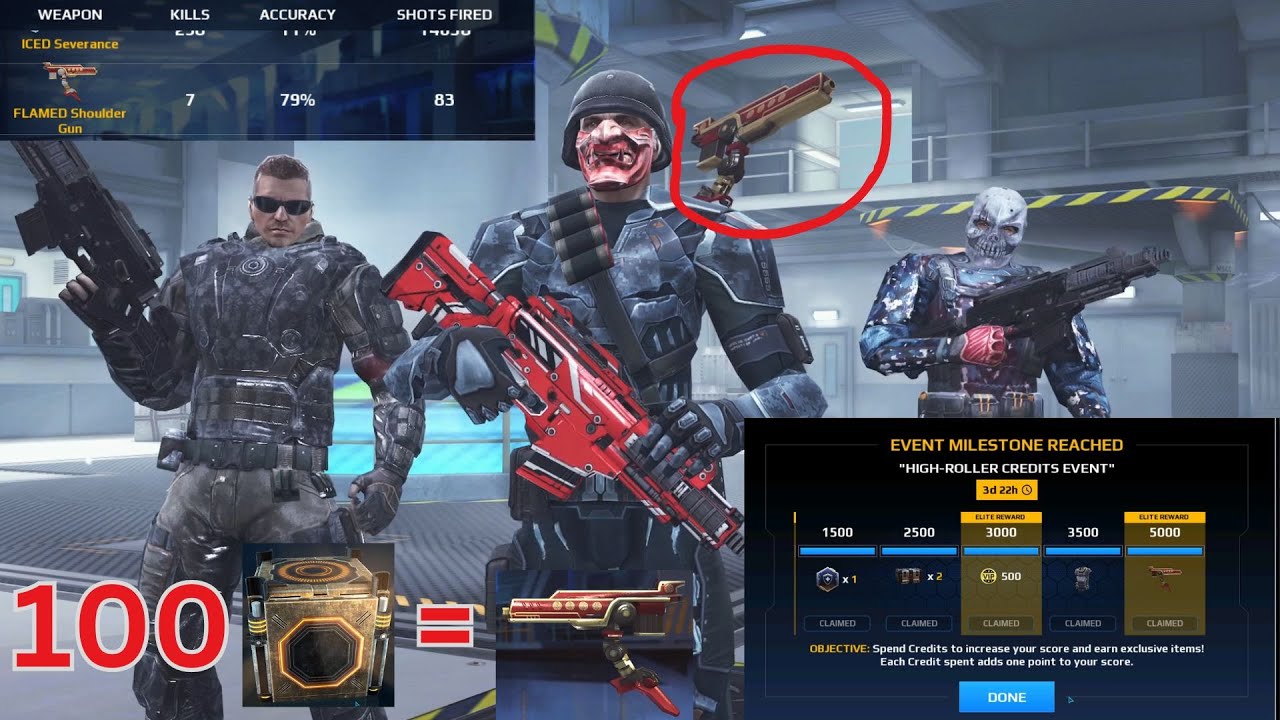 MC5 I open 100 EXOTIC boxes and get the FLAMED SHOULDER GUN and of course I'm testing😁