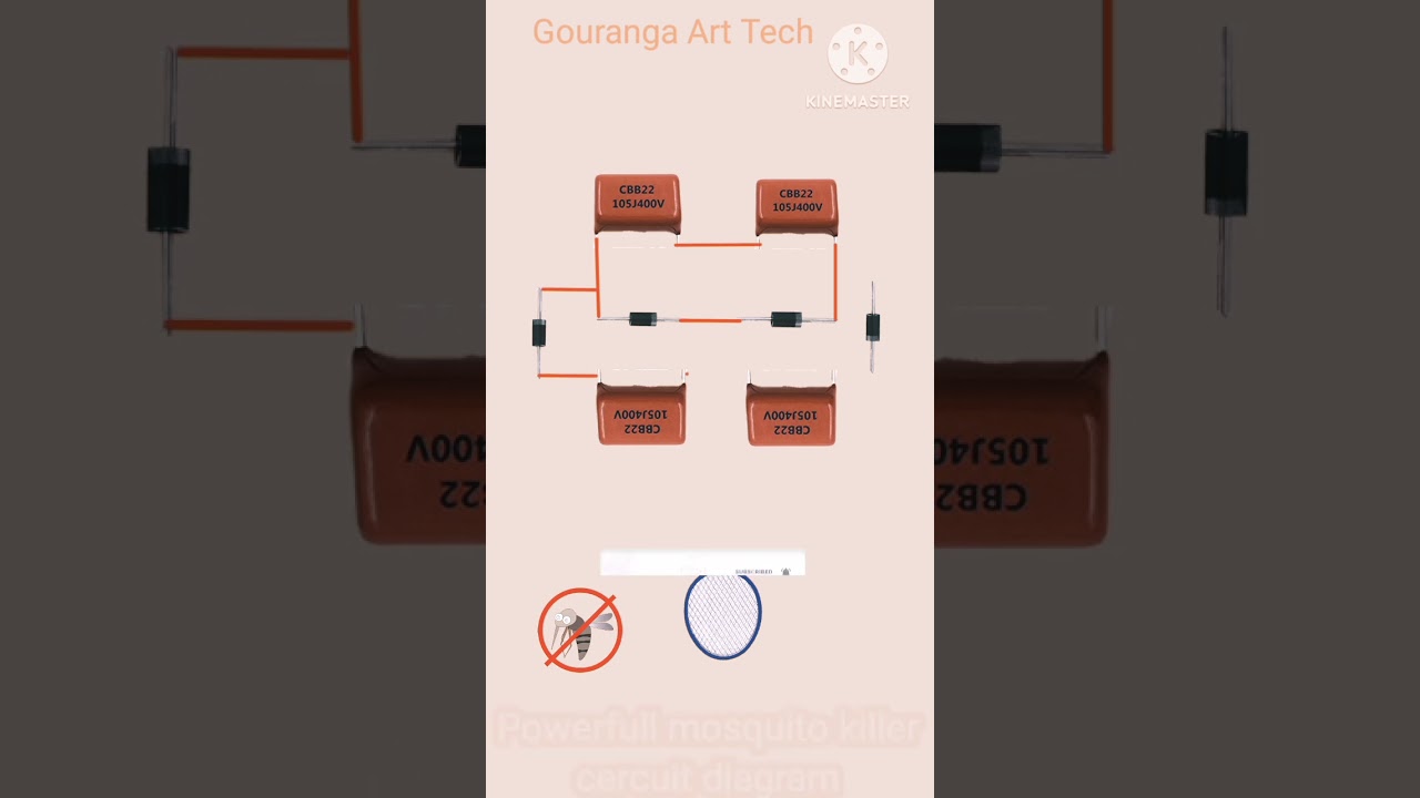 How to make powerfull mosquito killer cercuit diagram | DYA mosquito killer cercuit #shortvideo