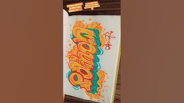 How to Use Graffiti Style Letters Art | Easy Tutorial for Beginners 2025