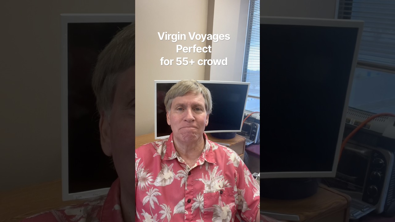 Virgin Voyages is perfect for 55+ crowd #shorts