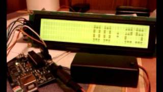 Arduino + 40x4 LCD (HD44780) - Counter