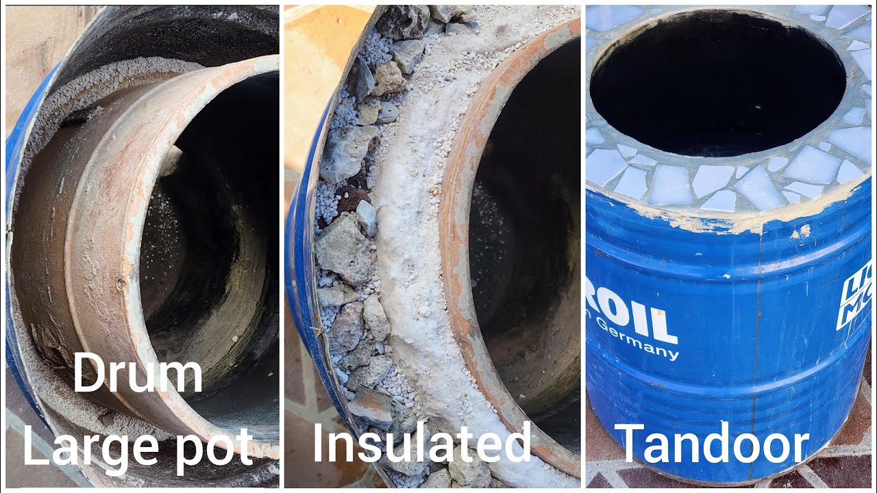 How to make Tandoor at home build a tandoori grill clay oven DIY