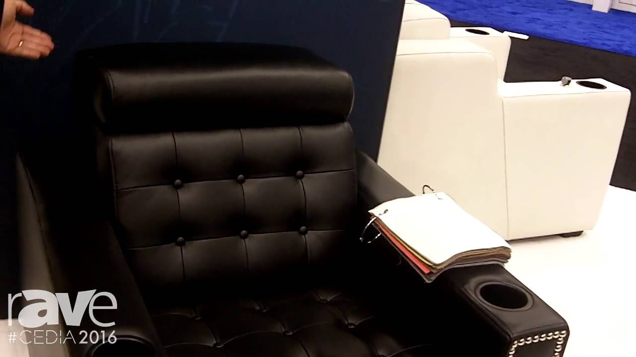 cedia 2016 acoustic smart demos the rango a zero wall clearance home  theater chair