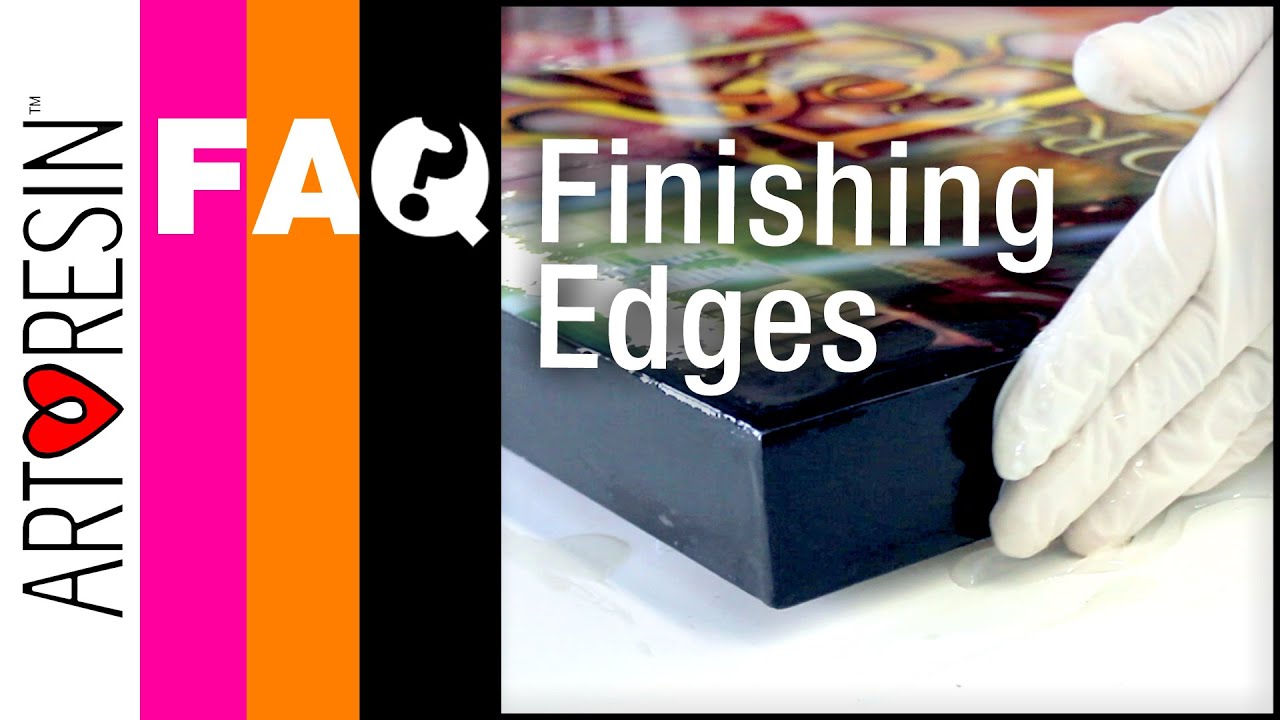 Finish The Sides And Edges Of An Artresined Canvas