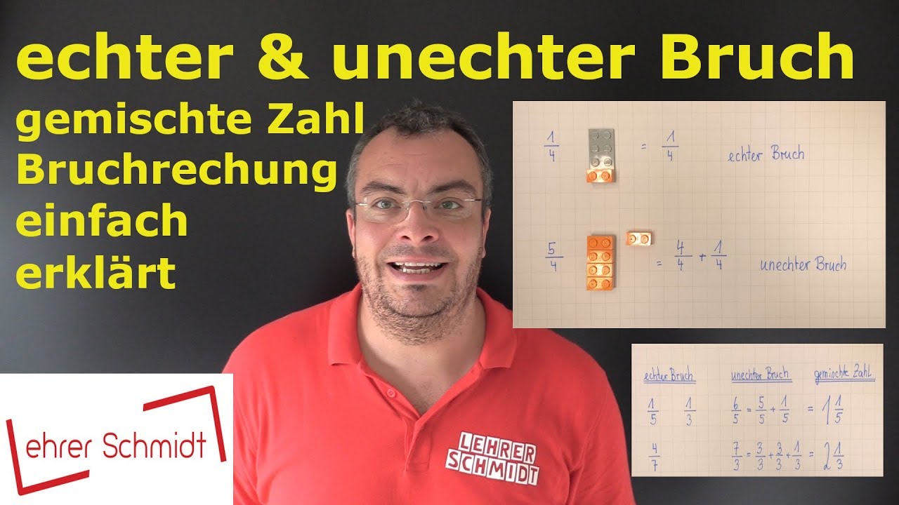 Echte Und Unechte Rückwirkung echter & unechter Bruch | Bruchrechnung - Grundlagen ganz einfach