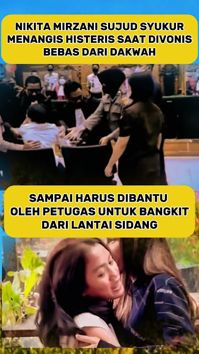 Sujud Syukur Dan Menangis Histeris! Nikita Mirzani Akhirnya Bebas! #nikitamirzani