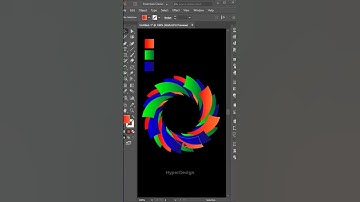 Step by Step Create Multi-Color Swirl In Illustrator #shorts