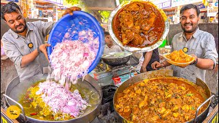 Mukherjee Nagar Chacha Bhatija Selling Cheapest Tawa Chicken Rs. 70/- Only l Delhi Food Tour