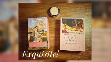 The Exquisite Aphrodite Tarot & Musings of Aphrodite Oracle Decks.