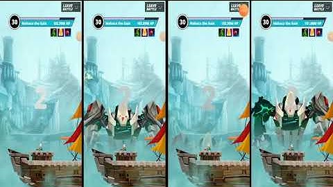 Tap Titans 2 Clan Raid - Purifying Blast Totem Combo on each part