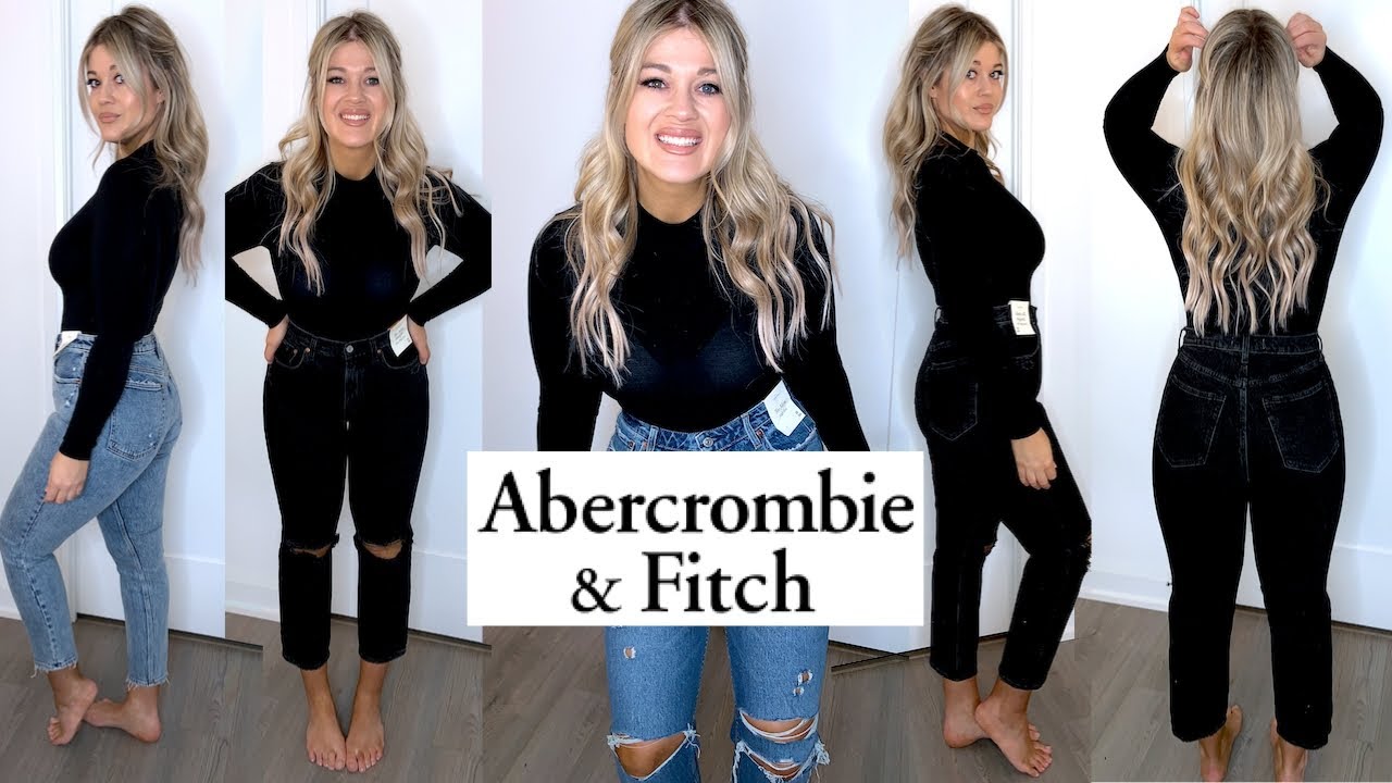 Abercrombie Try-On Haul  'Curve Love' vs Regular fit + denim