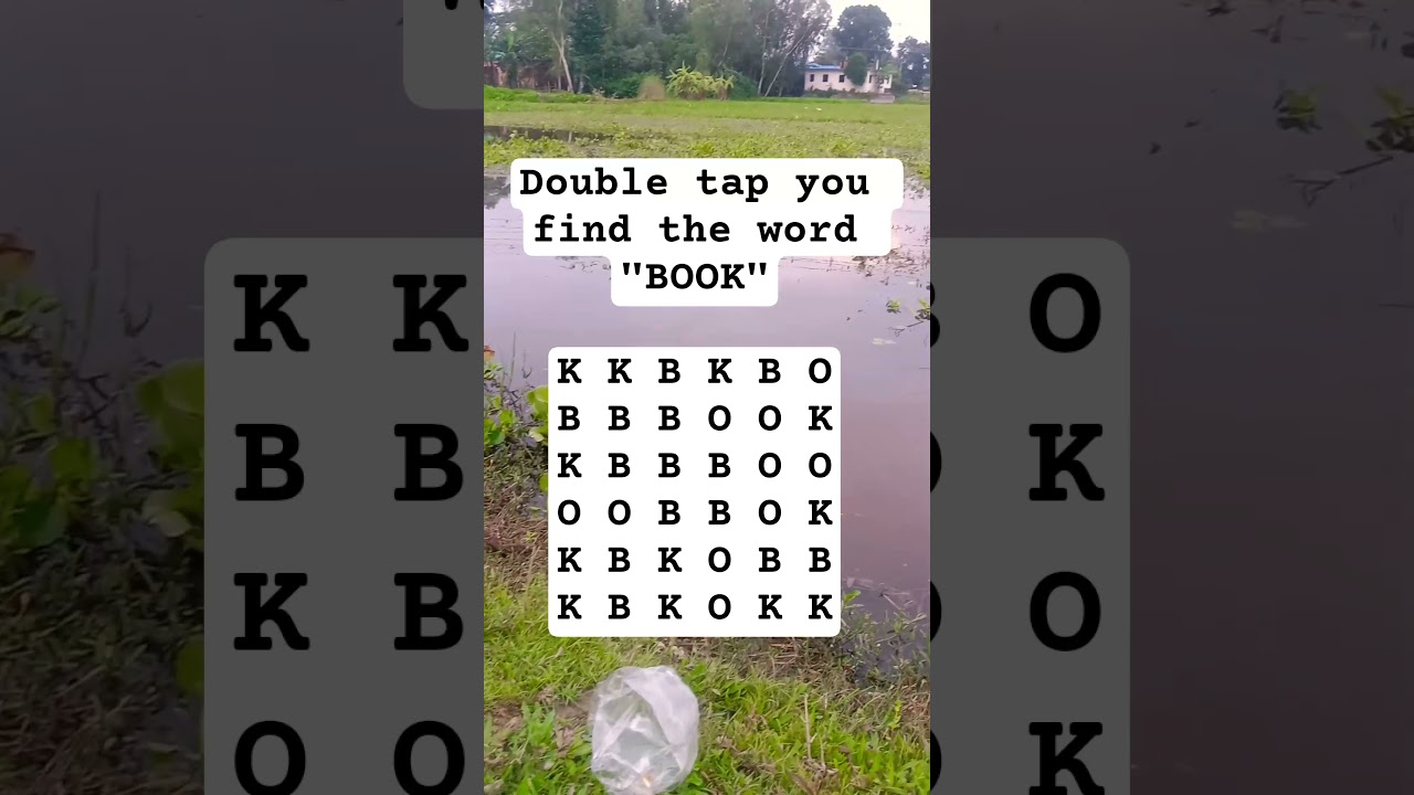 Observation Visual Test: 5 Seconds For You To Spot:BOOK . Try Your Skills!  