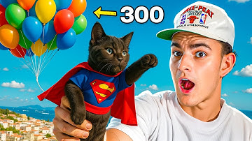 I Gave My Cat a Superpower… With 300 Balloons