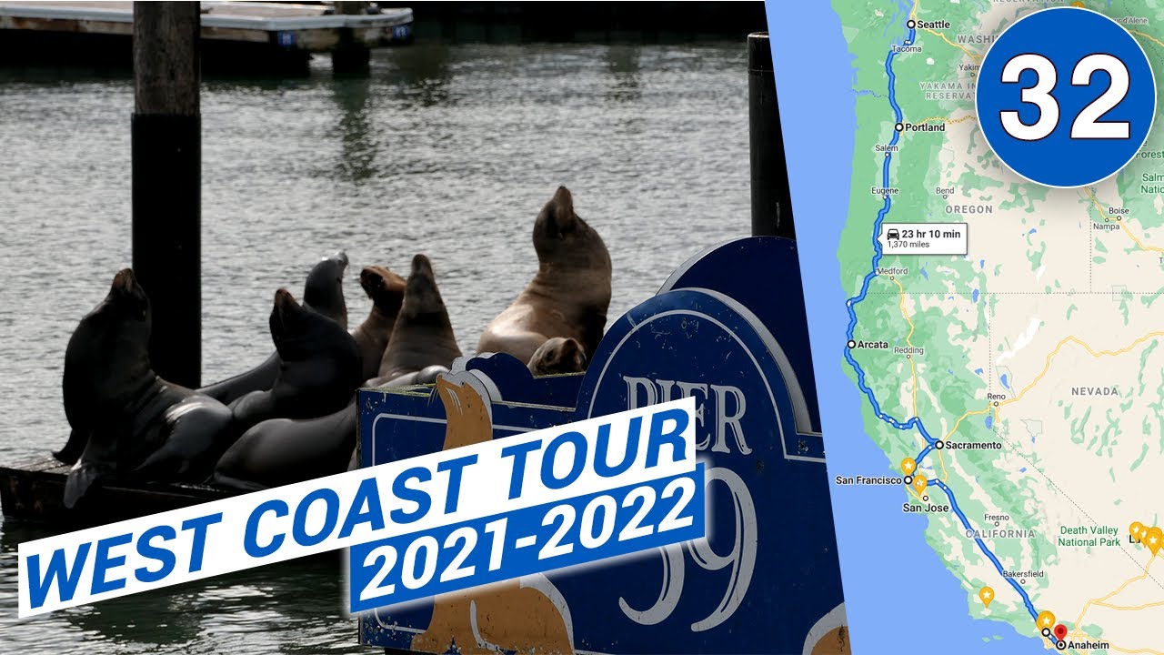 Day 9 - 2021. Pier 39, San Francisco, California. West Coast Tour. 2021-2022