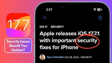 iOS 17.7.1 is OUT - Should You Update?