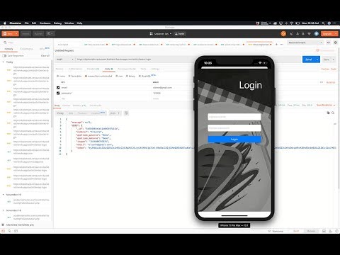 Login y Logout, sesión con swift ejemplo iPhone y xcode