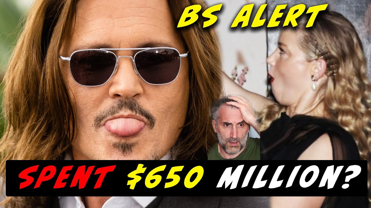 Johnny Depp accused of spending $650 million fortune
