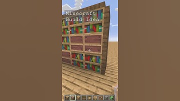 Empty Book-Shelves - Minecraft Mini Build Hack