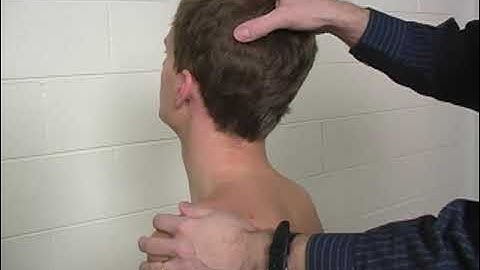 MMT Individual Muscle Upper Trapezius