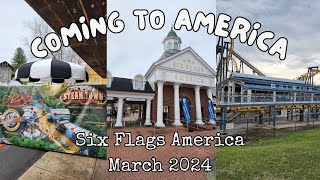 Six Flags America: Thrills, Chills, and Fun kicking off 2024 by 125 Roller Coaster Challenge 1,230 views 1 month ago 26 minutes