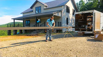 100F Degrees! Installing Seamless Gutters, Downspouts and Drains