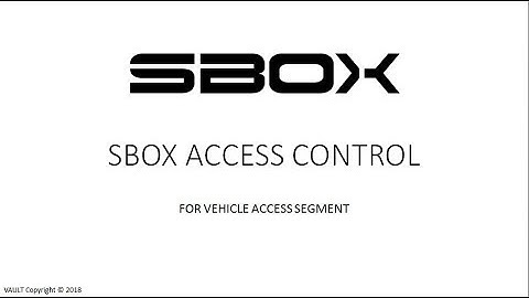 SBOX for Vehicle Access Control