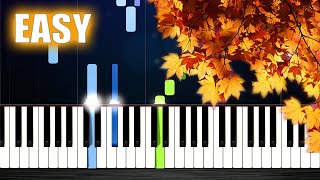 Video thumbnail of "Autumn Leaves - EASY Piano Tutorial"