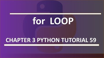 For loop : Python tutorial 59